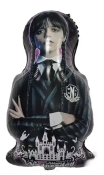 Фольгированный Шар Wednesday Addams 80x47см (31")