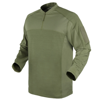 Бойова антимікробна футболка з довгим рукавом Condor Trident Battle Top Long Sleeve 101206 Medium, Оліва (Olive)