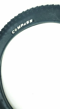 Покрышка велосипедная 26*4,0 COMPASS для FAT BIKE, черная - модель 8090