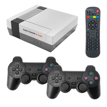 Консоль Kinhank Super Console X Cube NES style 64GB Grey + 90000 Вбудованих Ігор