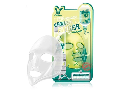 Маска для лица с экстрактом центеллы Elizavecca Centella Asiatica Deep Power Ringer Mask (8809464015818)