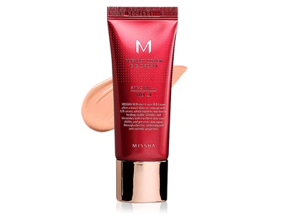 Увлажняющий и матирующий BB крем для лица Missha Perfect Cover BB Cream SPF 42 №21, 20мл (8809581487949)