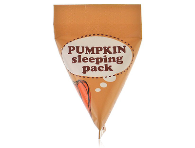 Ночная маска для лица с экстрактом тыквы Too Cool For School Pumpkin Sleeping Pack, 2мл (8809297211906)