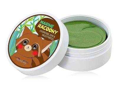 Гидрогелевые патчи под глаза с морским комплексом Secret Key Marine Racoony Hydrogel Eye & Multi Patch, 60шт (8809305999505)
