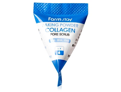 Содовый скраб для лица с коллагеном FarmStay Baking Powder Collagen Pore Scrub, 7г