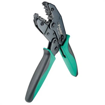 Кліщі обтискні Pro'sKit 6PK-230PA, кримпер для обпресування конекторів, прес-кліщі