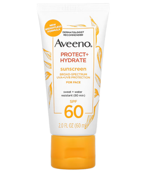 Крем от солнца с овсяными пробиотиками Protect + Hydrate уровень защиты SPF 60 Aveeno 60 мл