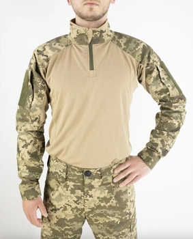 Военный летний костюм (штаны + убакс), рип-стоп пиксель ВСУ, 65/35, койот, размер 52