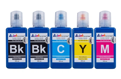 Светостойкие чернила INKSYSTEM для фотопечати 250 мл (5 цветов)
