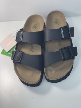 Жіночі ортопедичні шльопанці BIRKENSTOCK PAPILLIO ARIZONA GROOVED VEGAN 38 чорні