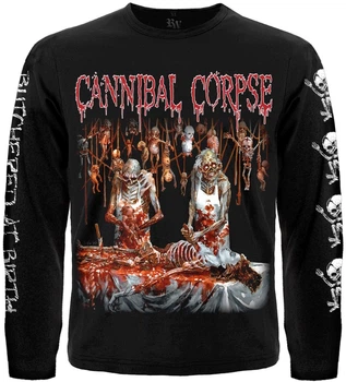 Футболка з довгим рукавом Rockway Cannibal Corpse "Butchered at Birth" (album cover), Розмір S
