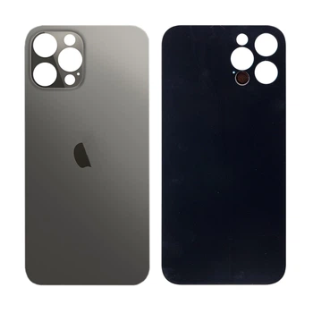 Задняя крышка iPhone 12 Pro Max, большой вырез под камеру, Graphite