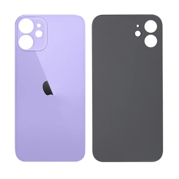 Задняя крышка iPhone 12 Mini, большой вырез под камеру, Purple