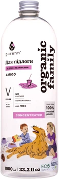 Натуральний очищувач підлоги Purenn Organic Family Amigo Animal Friendly Антибактеріальний 1 л (4751024880166)