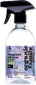 Натуральний очищувач Purenn Organic Family Chemistry Hack для скла та дзеркал 0.5 л (4751024881552)