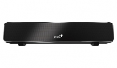 Колонки 2.0 Genius SoundBar 100, Black, 3.5 мм, 2 x 3 Вт, пластиковый корпус, питание от usb, 1.5 м