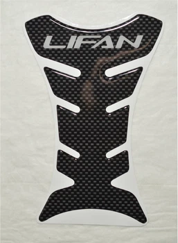 Об'ємна захисна наклейка на бак мотоцикла Lifan Carbon Grey