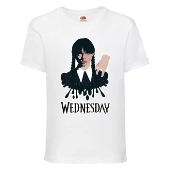 Футболка дитяча Wednesday 009 біла (WDY wh 009) 116 см
