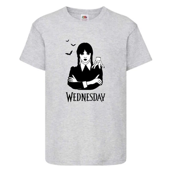 Футболка дитяча Wednesday 010 сіра (WDY gry 010) 116 см