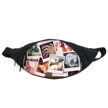 Поясная сумка бананка Гравити Фолз (GBGF03) Gear Bag черная