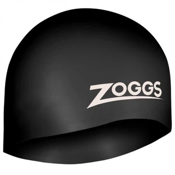 Шапочка для плавання Zoggs Easy-fit Silicone Cap жіноча чорна, , (465003.BK)