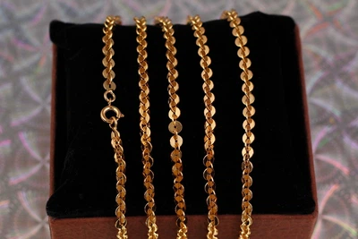 Цепь Xuping Jewelry плотная якорная 50 см 4 мм золотистая