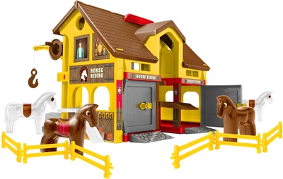 Zestaw do gry Wader Play House Stadnina Koni 37x30 cm (5900694254305)