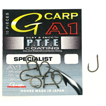 Крючок GAMAKATSU A1 G-CARP SPECIALIST № 08 10шт,25790