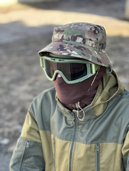 Тактичні окуляри - маска Tactic балістична маска revision tan захисні окуляри зі змінними лінзами колір Олива (mask-olive)