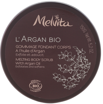 Скраб для тіла Melvita L'Argan Bio Melting Body Scrub With Argan Oil 150 г (3284410038625)