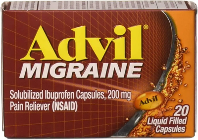 Advil Migraine Адвіл Мігрень капсули №20