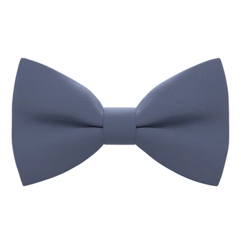 Бабочка Bow Tie House большая серая Грифельного оттенка однотонная 09233