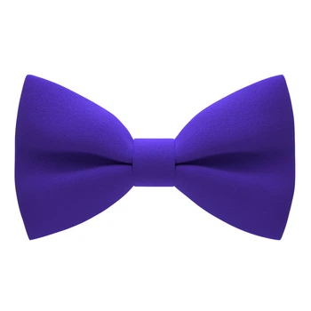 Метелик Bow Tie House темно-фіолетовий однотонний - габардин 08109
