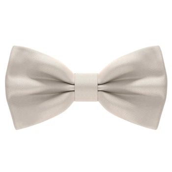Бабочка Bow Tie House большая атласная серая 00014L