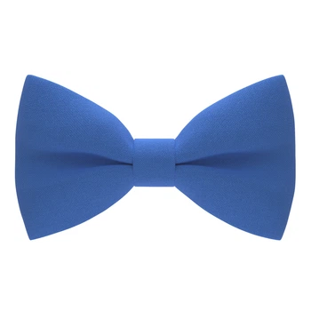 Метелик Bow Tie House великий синій Natural Blue габардин 09228
