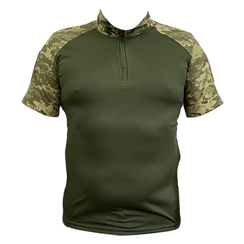Мужская тактическая рубашка-поло убакс с коротким рукавом Newt Polo Tactic хаки NE-POLU-023-XL