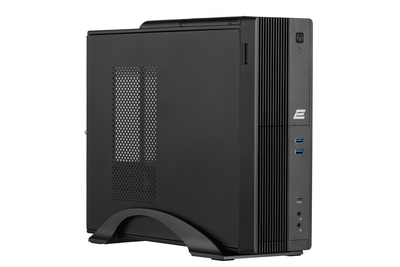 Корпус 2E S616-400, с БП 2E 400W-SFX, 1хUSB TYPE-C, 1xUSB3.0, 1x80mm Black fan, Micro ATX/ Desktop, Black