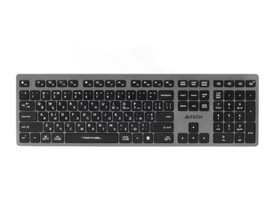 Клавиатура A4tech FBX50C, Bluetooth/2.4 ГГц, Fstyler Compact Size keyboard, USB, 300 мАч Серый