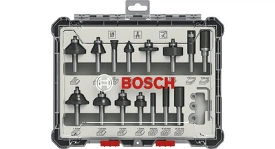 Набор фрез Bosch 6 мм, 15 шт (2607017471)