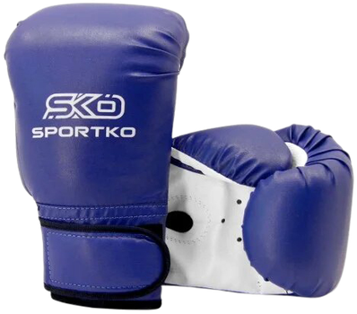 Боксерські рукавички Sportko 10 OZ 12-16 років Сині (SP-27810OZPD2)