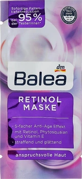 Зволожуюча маска для обличчя з ретинолом - Balea Face Mask Retinol 16ml.