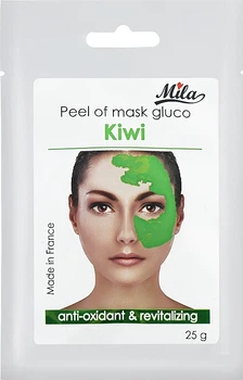 Маска альгінатна глюкозна порошкова "Ківі" - Mila Peel Off Mask Gluco Kiwi 25g (25g, 200ml)