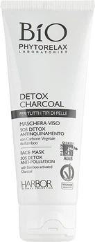 Очищающая маска-детокс с активированным углем для лица - Phytorelax Laboratories Bio Phytorelax Detox Charcoal Face Mask Sos Detox Anti-Pollution 75ml (75ml) (939196-1194932-2)