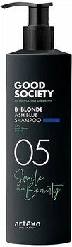 Оттеночный шампунь для светлых волос, 1000 мл - Artego Good Society B_Blonde 05 Shampoo Ash Blue (1000ml) (964231-1225686-2)