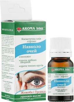 Масло-лифтинг для кожи вокруг глаз "Жожоба и Роза" - Aroma Inter 10ml (10ml) (950721-1209254-2)