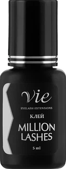Клей для наращивания ресниц, время фиксации 0.5 секунды - Vie De Luxe Millon Lashes 5ml (5ml) (976207-1252021-2)