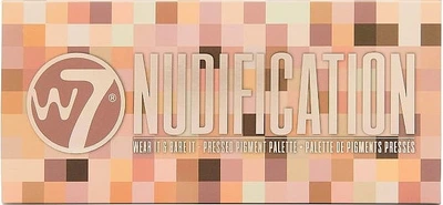 Палетка теней - W7 Nudification Pressed Pigment Palette 12g (12g) (977376-1256717-2)