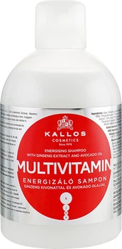 Шампунь для волос с экстрактом женьшеня и маслом авокадо Kallos Cosmetics Energising Hair Multivitamin 1000ml (631651-991311-2)