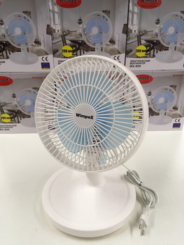 Вентилятор WimpeX WX909 200 мм 45Bт Білий