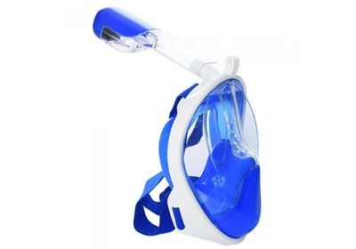 Маска для підводного плавання EasyBreath снорклінг розмір XL Синій (YU8SH8027)
